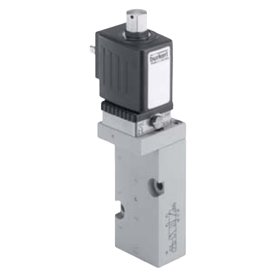 Burkert Pneumatic Solenoid Valve, 6519 Extended NAMUR Standard Temperature